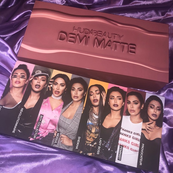 huda beauty demi matte lipstick set